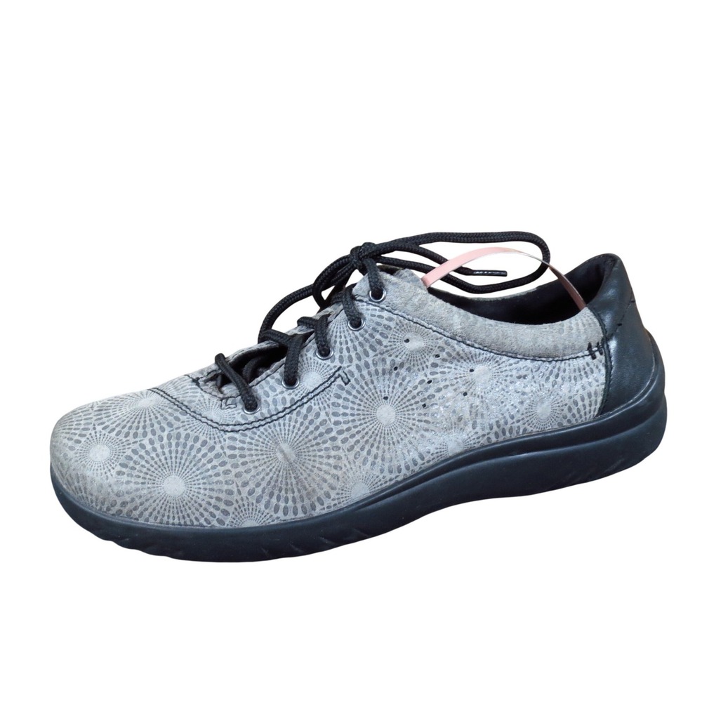 Klogs Pisa Womens Lace Up Shoes Size 7M Nursing Professional Gray Leather